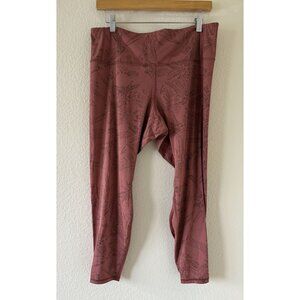 Patagonia Women's Maipo 7/8 High Rise Print Tights Size Extra large‎ Athleisure